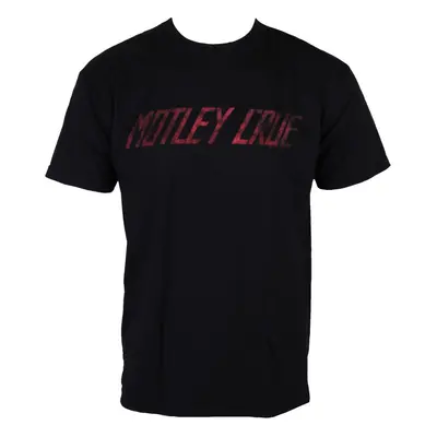 metál póló férfi Mötley Crüe - Distressed Logo - ROCK OFF - MOTTEE16MB