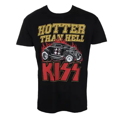 metál póló férfi Kiss - Hotter Than Hell - HYBRIS - ER-1-KISS008-H69-5-BK