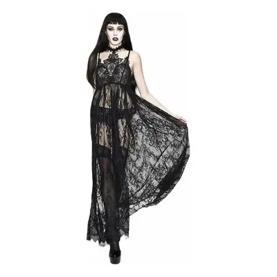 Női ruha (hálóing) DEVIL FASHION - Hecate Sheer Lace Gothic Kimono