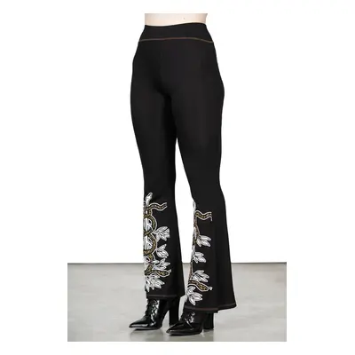 Női nadrág (leggings) KILLSTAR - Serpent's Trick Bootcut - Fekete