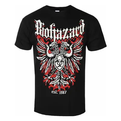 metál póló férfi Biohazard - Crest - ROCK OFF - BIOTS01MB