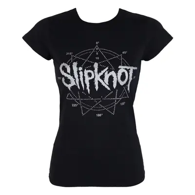 metál póló női Slipknot - Logo Star - ROCK OFF - SKTS32LB