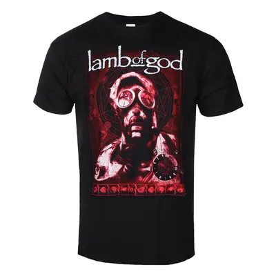 metál póló férfi Lamb of God - Gas Mask Waves - ROCK OFF - LAMBTS08MB