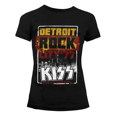 metál póló női Kiss - Detroit Rock City - HYBRIS - ER-5-KISS005-H68-6-BK