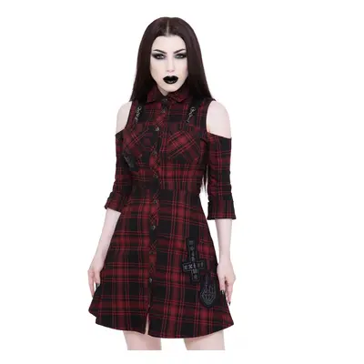 KILLSTAR Paranormal kockás női ingruha - TARTAN