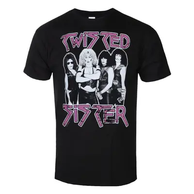 metál póló férfi Twisted Sister - Black - HYBRIS - ER-1-TS004-H84-9-BK