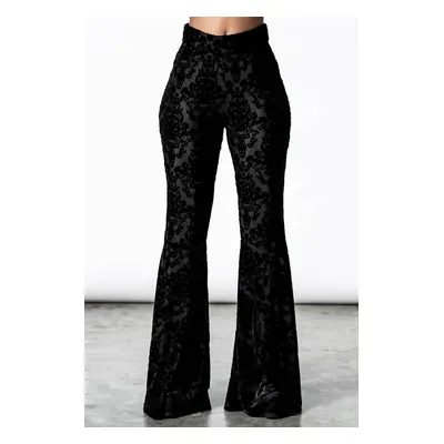 Női nadrág (leggings) KILLSTAR - Lucifuge Bell Bottoms - Fekete