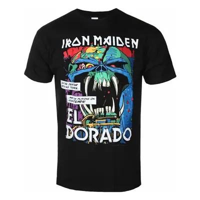 metál póló férfi Iron Maiden - El Dorado BL - ROCK OFF - IMTEE125MB