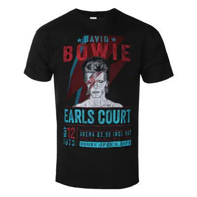 metál póló férfi David Bowie - Earls Court '73 - ROCK OFF - BOWECOTS01MB