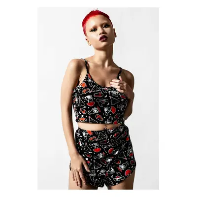 TOP női - Gnomies Cropped Cami - KILLSTAR - KSRA004640