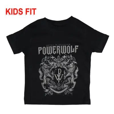 metál póló gyermek Powerwolf - Crest - METAL-KIDS - 583.25.8.999