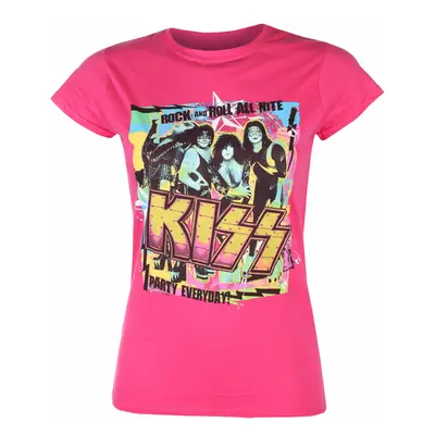 metál póló női Kiss - Party Everyday - ROCK OFF - KISSTS21LP