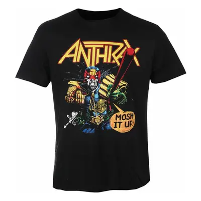 metál póló férfi Anthrax - I AM THE LAW - AMPLIFIED - ZAV210K09_BK