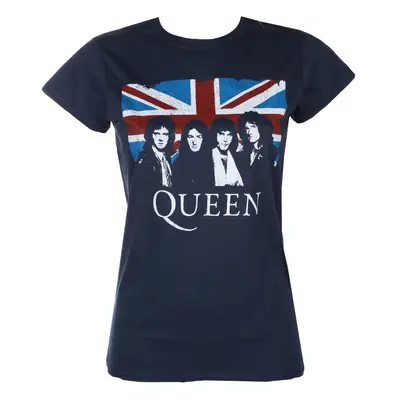 metál póló női Queen - Vintage Union Jack - ROCK OFF - QUTS12LN