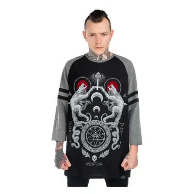 póló unisex - Varg Raglan - KILLSTAR - KSRA001832