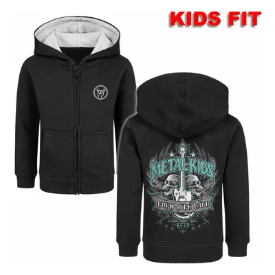 kapucnis pulóver gyermek - black - METAL-KIDS - 805.39.8.999