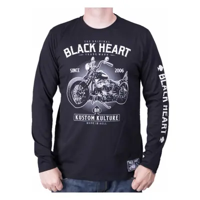 póló férfi - MOTORCYCLE - BLACK HEART