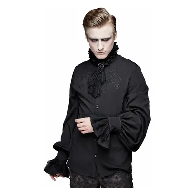 Ing férfi DEVIL FASHION - Crass Melody Gothic Embroidered Shirt nyakkendővel