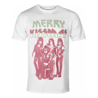 metál póló férfi Kiss - Merry Kissmas - ROCK OFF - KISSTS36MW