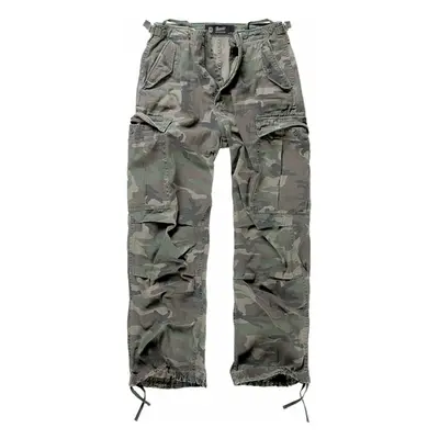 nadrág férfi Brandit - M65 Vintage Trouser Woodland - 1001/10