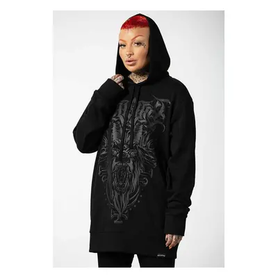 kapucnis pulóver unisex - Bellow Longline - KILLSTAR - KSRA005255