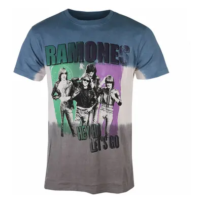 metál póló férfi Ramones - Hey Ho Retro - ROCK OFF - RATS59MDD