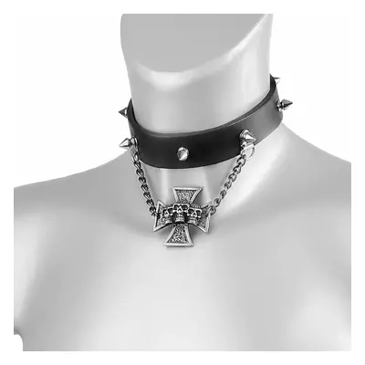 Gallér/ choker, Skull Cross