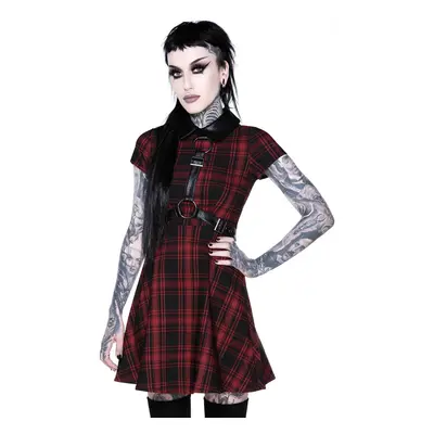 KILLSTAR - Disgrace kockás ruha - TARTAN