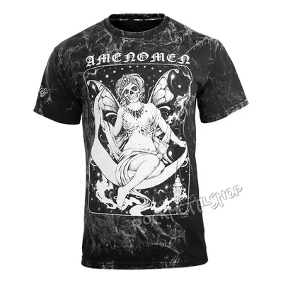 hardcore póló férfi - FAIRY - AMENOMEN - OMEN028KM ALLPRINT WHITE