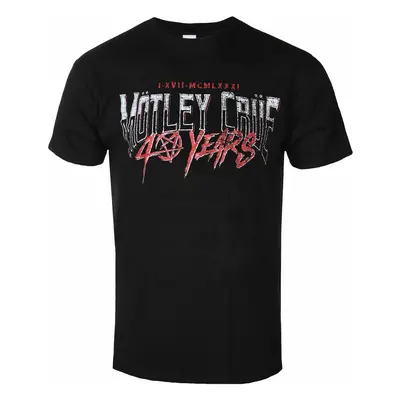 metál póló férfi Mötley Crüe - Years - ROCK OFF - MOTTEE44MB