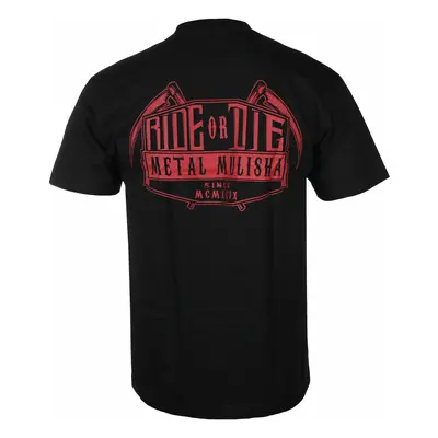 utcai póló férfi - RIDE OR DIE - METAL MULISHA - MMTSS1056-BLK