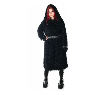 UNISEX kabát KILLSTAR - Epic Fur - Fekete