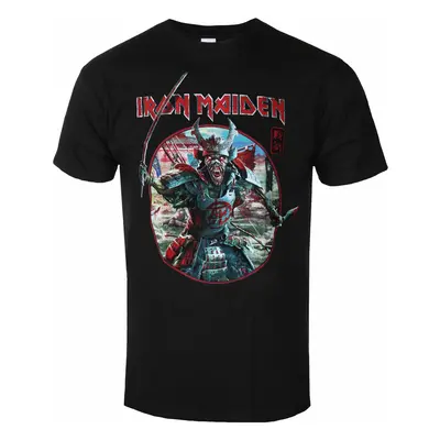 metál póló férfi Iron Maiden - Eddie Warrior Circle BL - ROCK OFF - IMTEE137MB