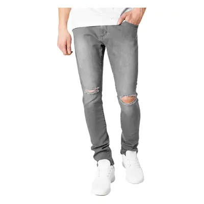 URBAN CLASSICS Férfi nadrág - Slim Fit Knee Cut Denim