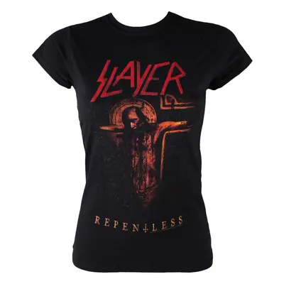 metál póló női Slayer - Repentless Crucifix - ROCK OFF - SLAYTEE28LB