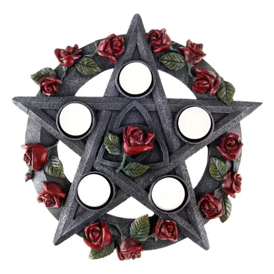 gyertyatartó Pentagram Rose