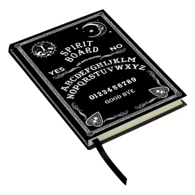 Embossed Journal Black and White Spirit Board jegyzetfüzet