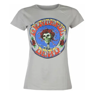 metál póló női Grateful Dead - Bertha Circle Vintage Wash GREY - ROCK OFF - GRATETS08LG