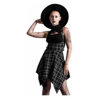 Női szoknya KILLSTAR - Dazed & Confused Suspender - ASH TARTAN