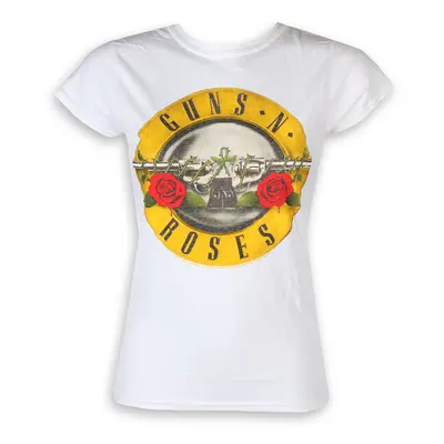 metál póló női Guns N' Roses - Classic Bullet Logo - ROCK OFF - GNRTS03LW