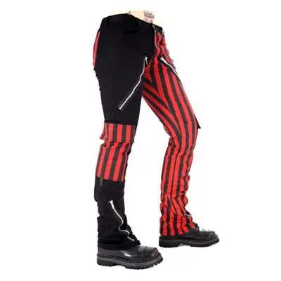 nadrág férfi Black Pistol - Freak Pants Stripe (Black / Red) - B-1-21-319-04