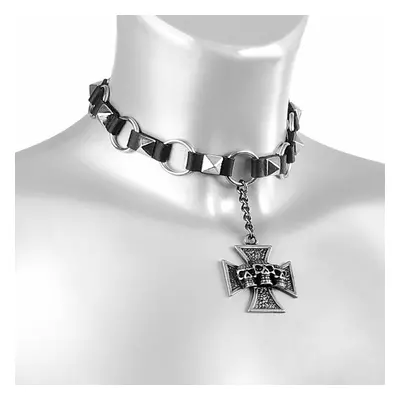 Gallér/ choker, Triple Skull Cross