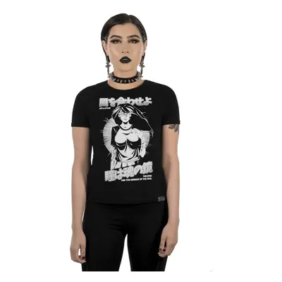 póló női - Eye Contact Ringer Top - KILLSTAR - KSRA002264