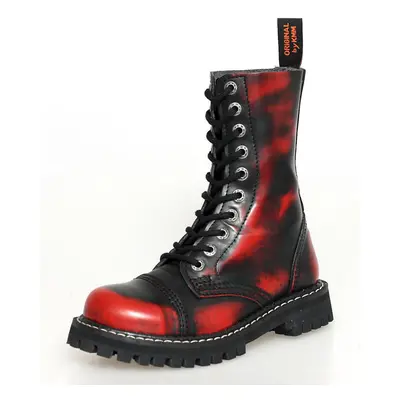 bőr csizma unisex - KMM - Red/Black-100