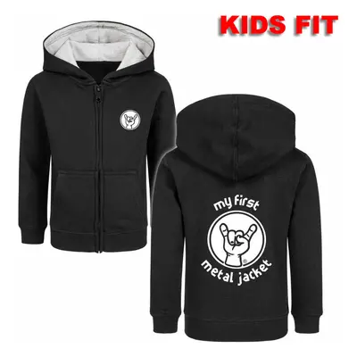 kapucnis pulóver gyermek - black - METAL-KIDS - 640.39.8.7