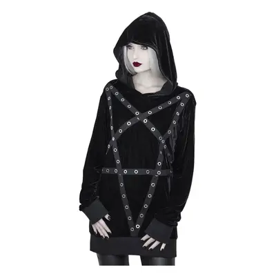 kapucnis pulóver unisex - Wicca Velvet - KILLSTAR - KSRA001918