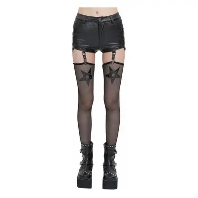 Női rövidnadrág DEVIL FASHION - STARLET SHORTS WITH FISHNET LEGWARMERS