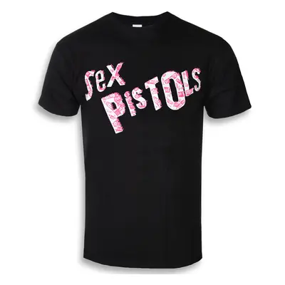 metál póló férfi Sex Pistols - Multi Logo - ROCK OFF - SPTS02MB