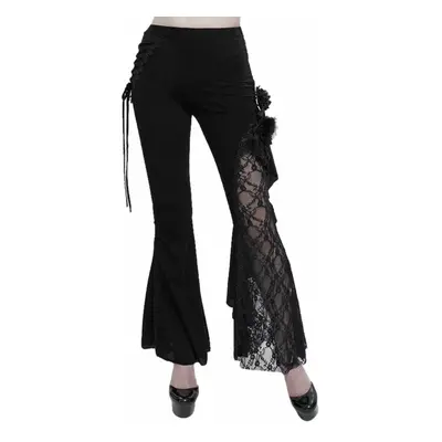 Női nadrág DEVIL FASHION - Black Asymmetric Gothic