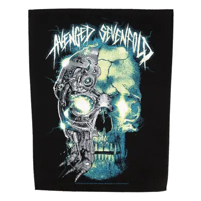 Nagy Avenged Sevenfold felvarró - Mechanical Skull